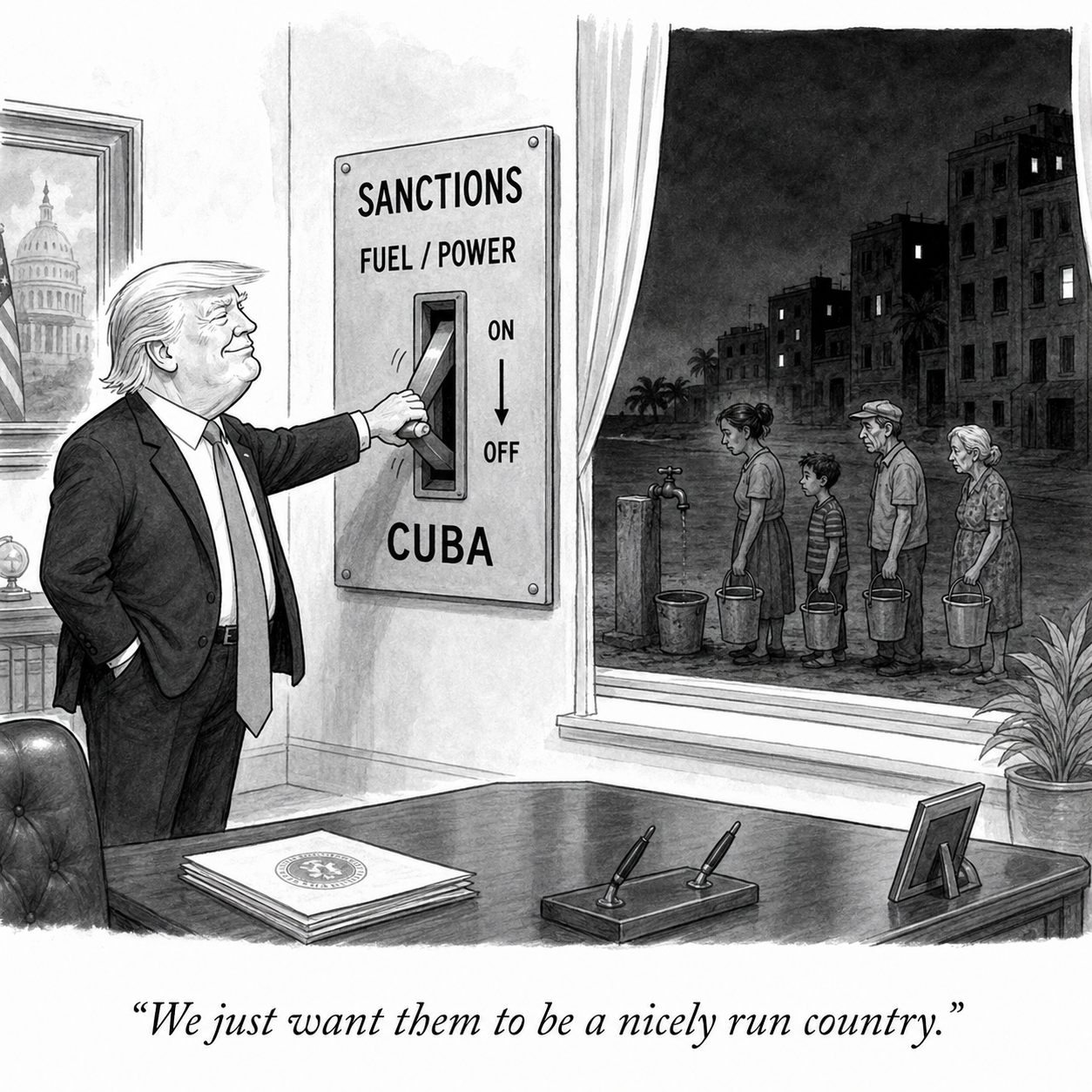 Trump Cuba Sanctions: Making Cuba “Nicely Run” by Turning Everything Off