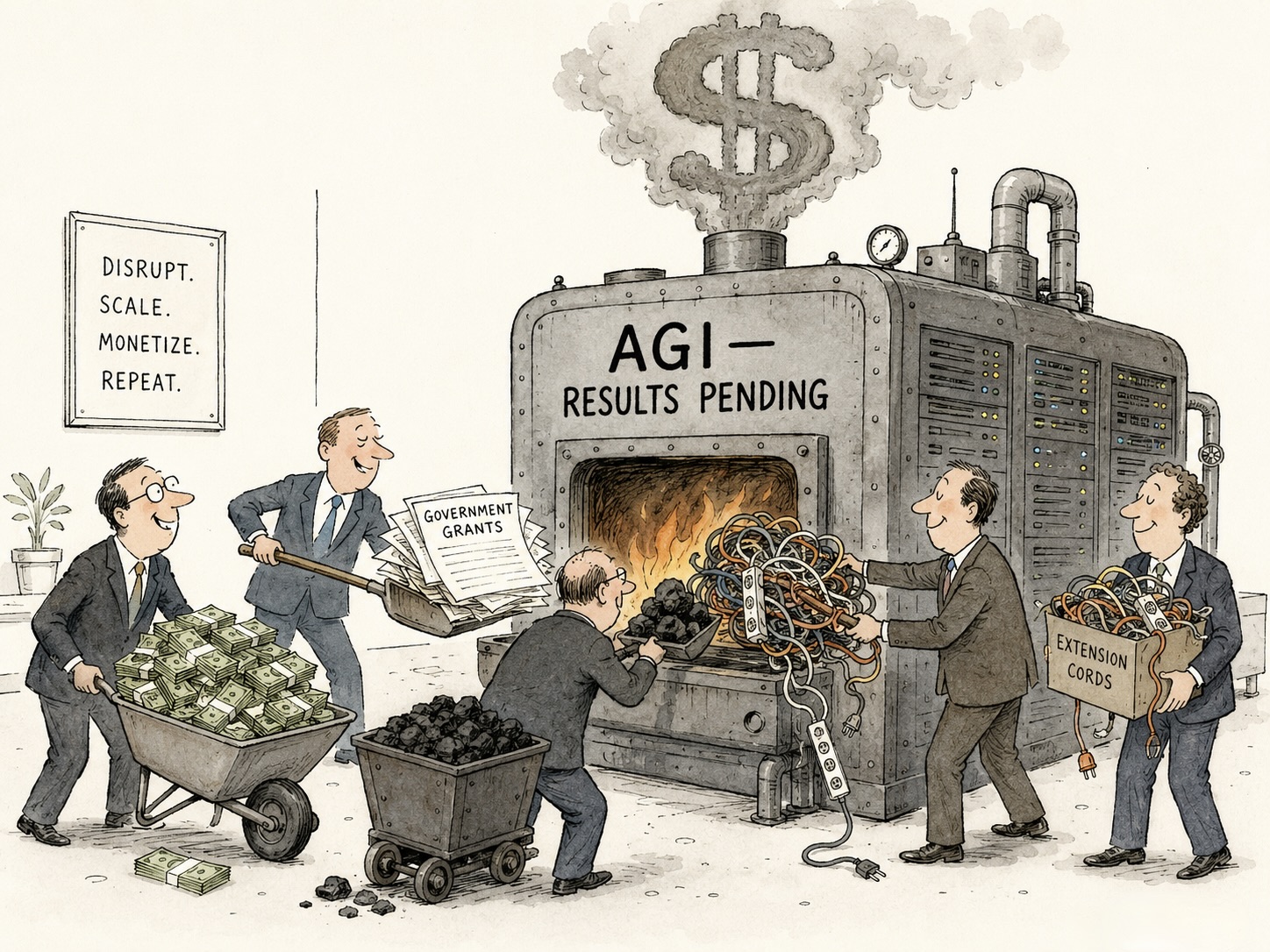 AI Industry Warns It Could Destroy Humanity, Requests Another $5 Billion to Continue Research
